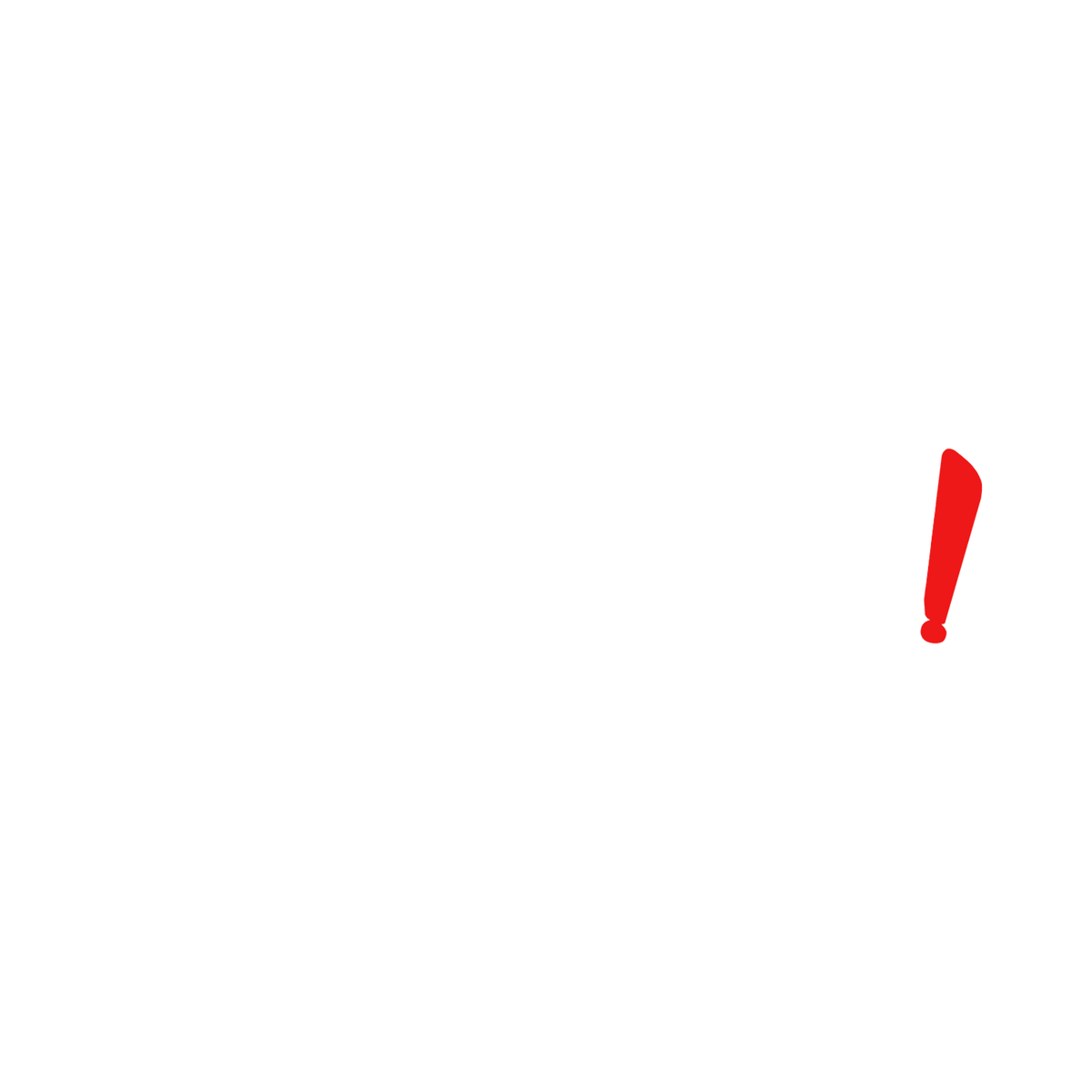 White Skurrrrrrt Sticker