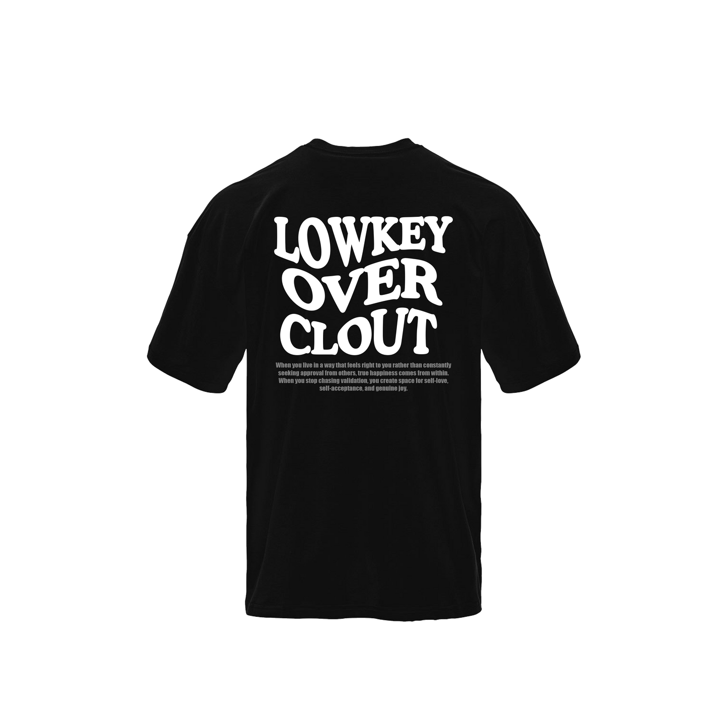 Black Lowkey Over Clout Shirt