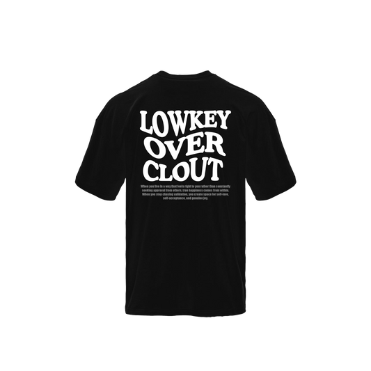Black Lowkey Over Clout Shirt