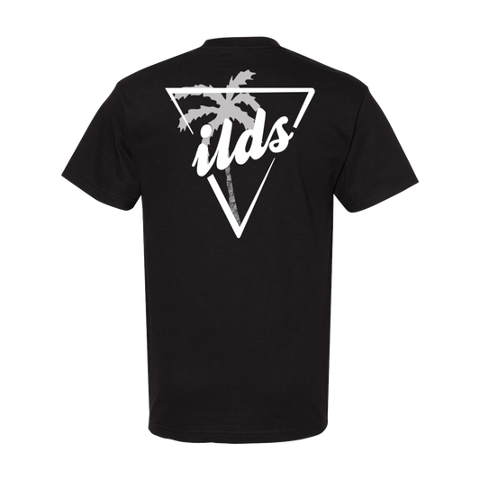 Vintage Black Palm Shirt