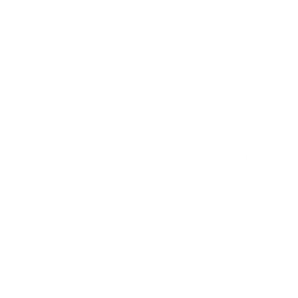 White Low key Arch Sticker