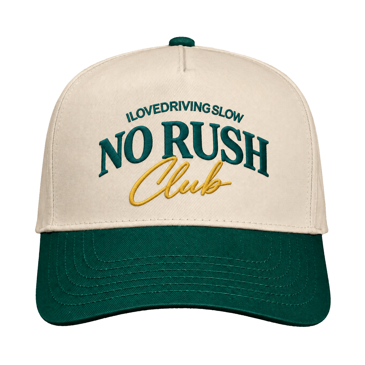 NO RUSH Club SnapBack Green