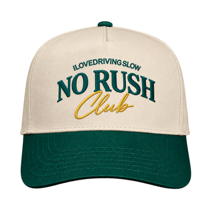 NO RUSH Club SnapBack Green