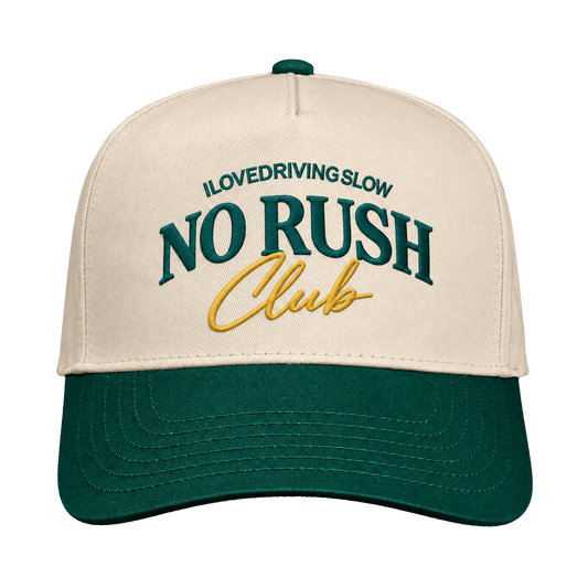 NO RUSH Club SnapBack Green
