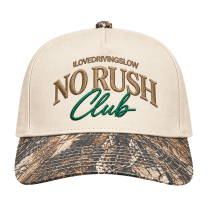 NO RUSH Club SnapBack Realtree Camo