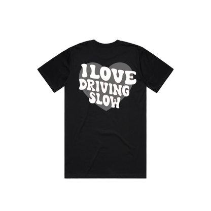 Black Puffy Heart Shirt