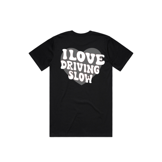 Black Puffy Heart Shirt