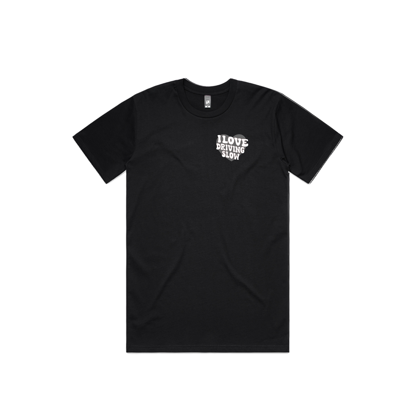 Black Puffy Heart Shirt