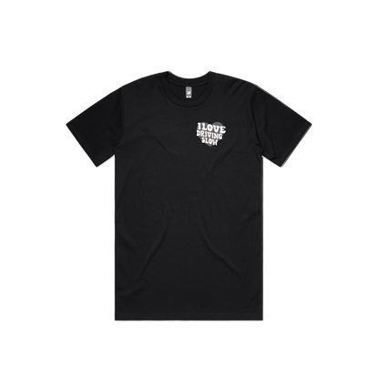 Black Puffy Heart Shirt