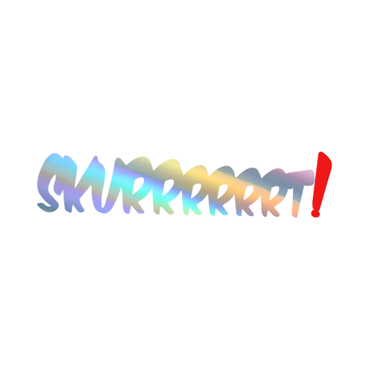 Oil Slick Skurrrrrrt Sticker