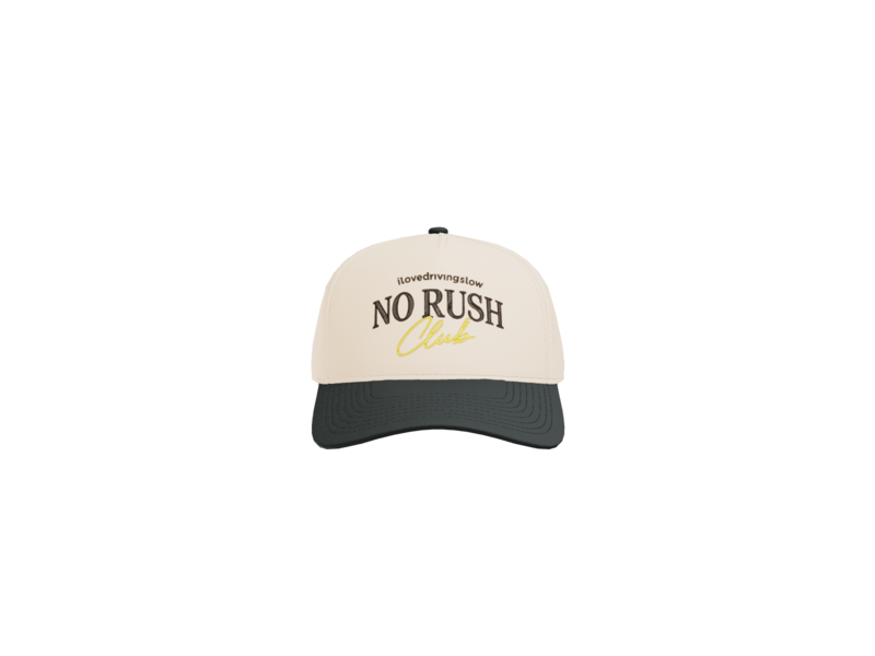 NO RUSH Club SnapBack black