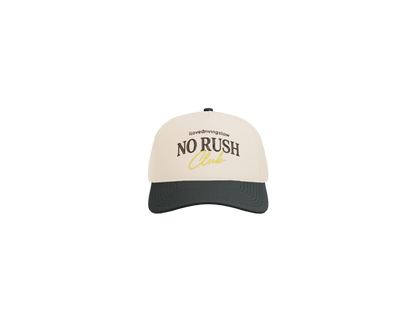 NO RUSH Club SnapBack black