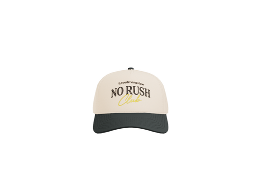 NO RUSH Club SnapBack black
