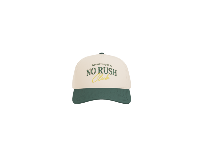 NO RUSH Club SnapBack Green