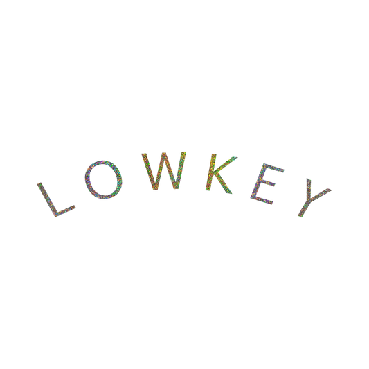 Silver Glitter Low key Arch Sticker