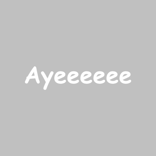 White Ayeeeeee Sticker